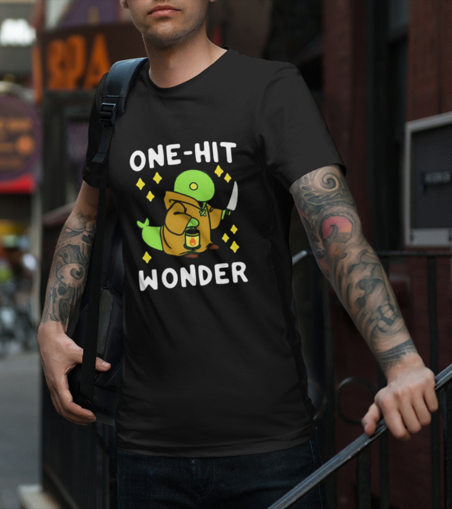 One-Hit Wonder Tonberry Knife Lantern Stars T-Shirt