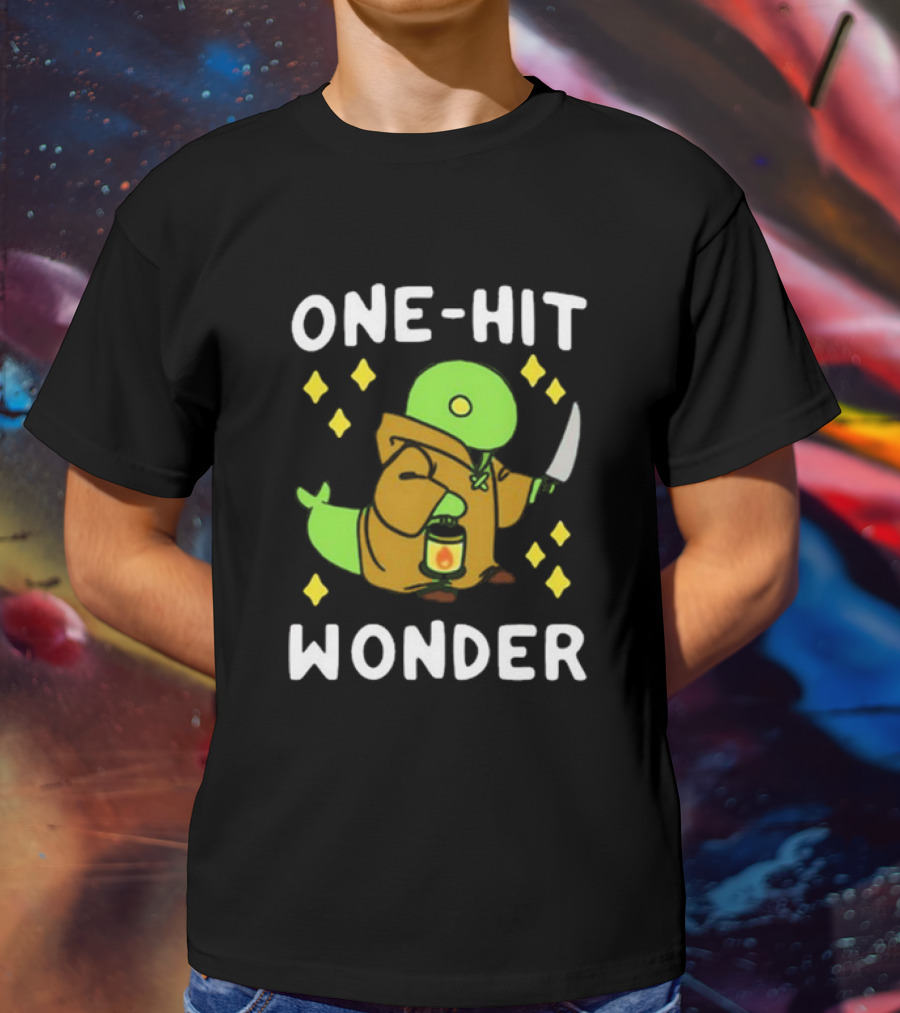 One-Hit Wonder Tonberry Knife Lantern Stars T-Shirt