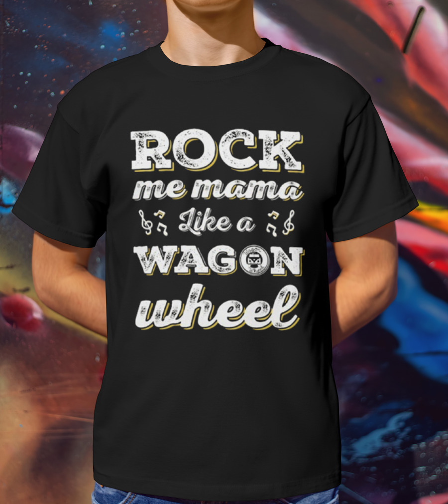 Rock Me Mama Like A Wagon Wheel Concert Nathan Carter T-Shirt