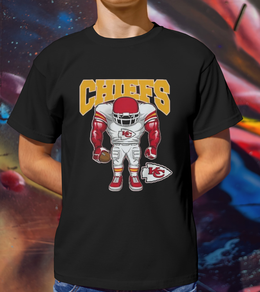 Kansas City Chiefs Brute Squad Football Player T-Shirt