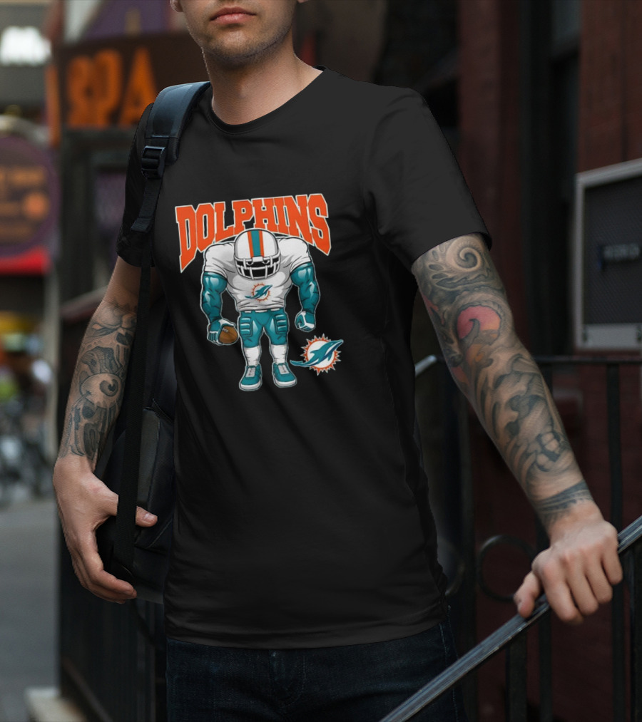 Miami Dolphins Brute Squad NFL Football Player T-Shirt