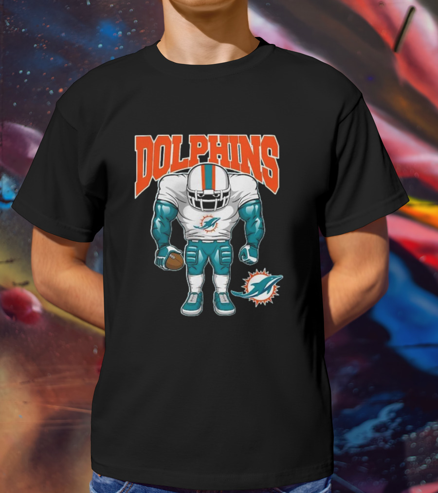 Miami Dolphins Brute Squad NFL Football Player T-Shirt