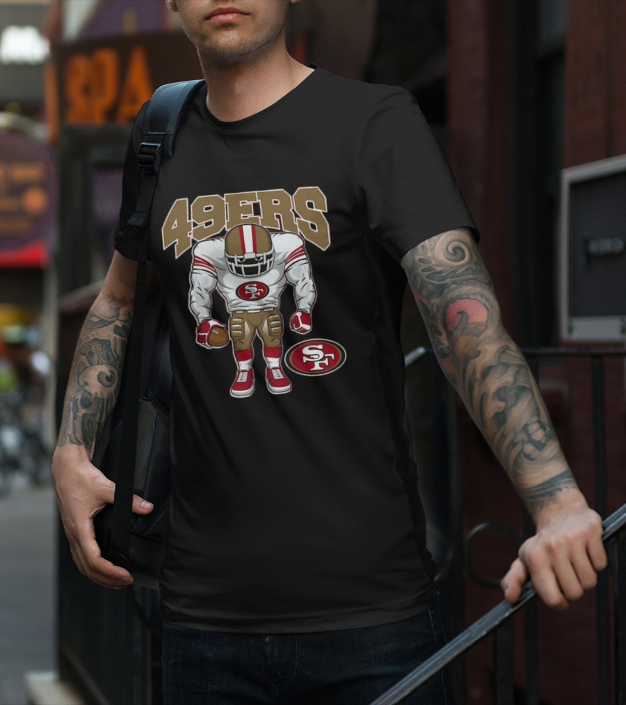49ers NFL San Francisco 49ers Scarlet Brute Squad T-Shirt