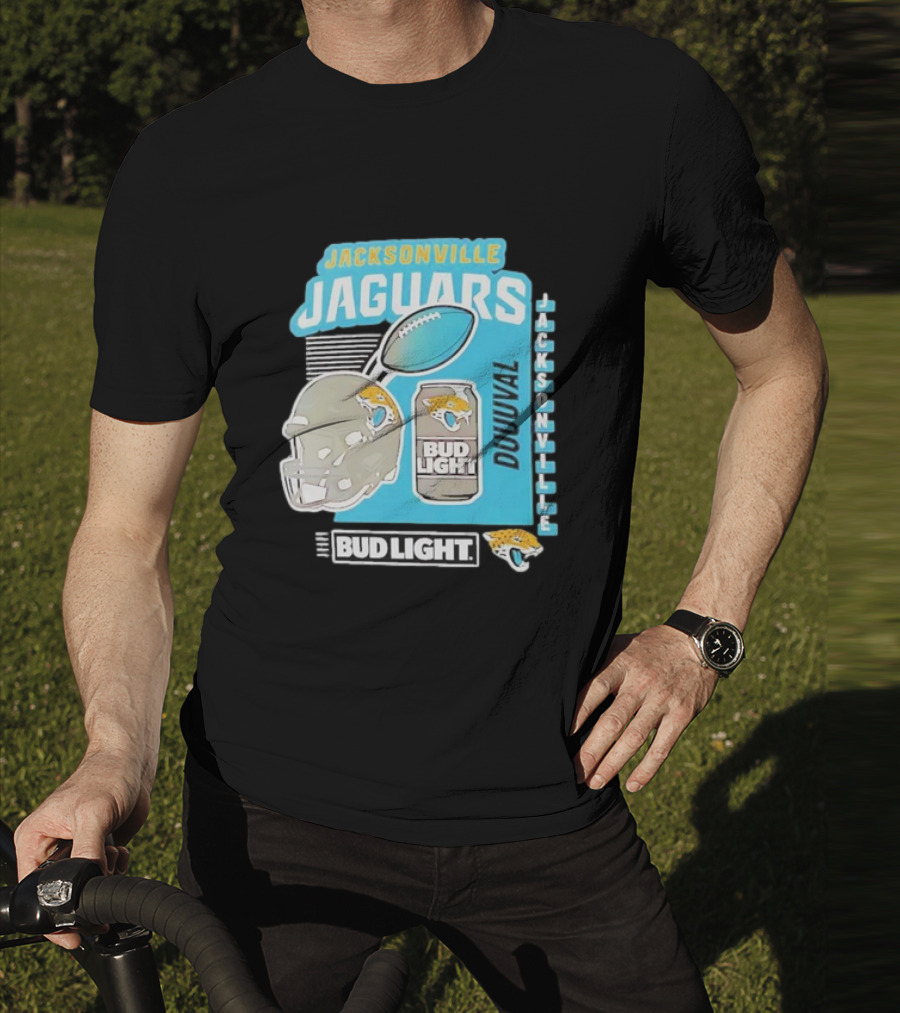 Jacksonville Jaguars Bud Light Football Duuuval Jacksonville T-Shirt