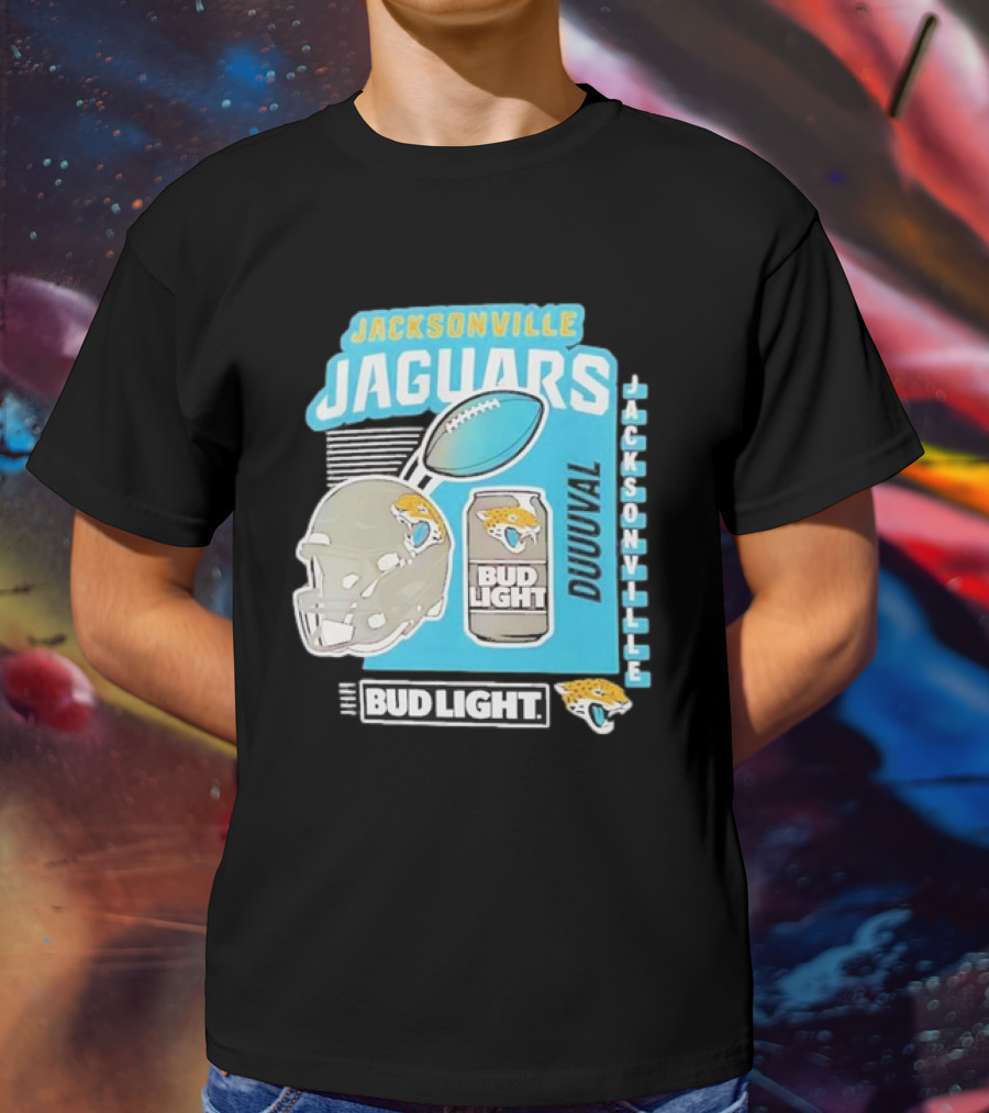 Jacksonville Jaguars Bud Light Football Duuuval Jacksonville T-Shirt