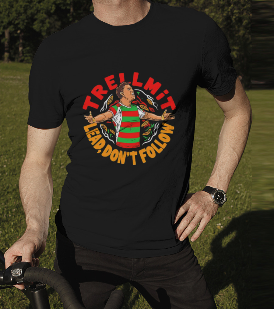 TRELLMIT Lead Don’t Follow Rugby-Inspired Motivational Player T-Shirt