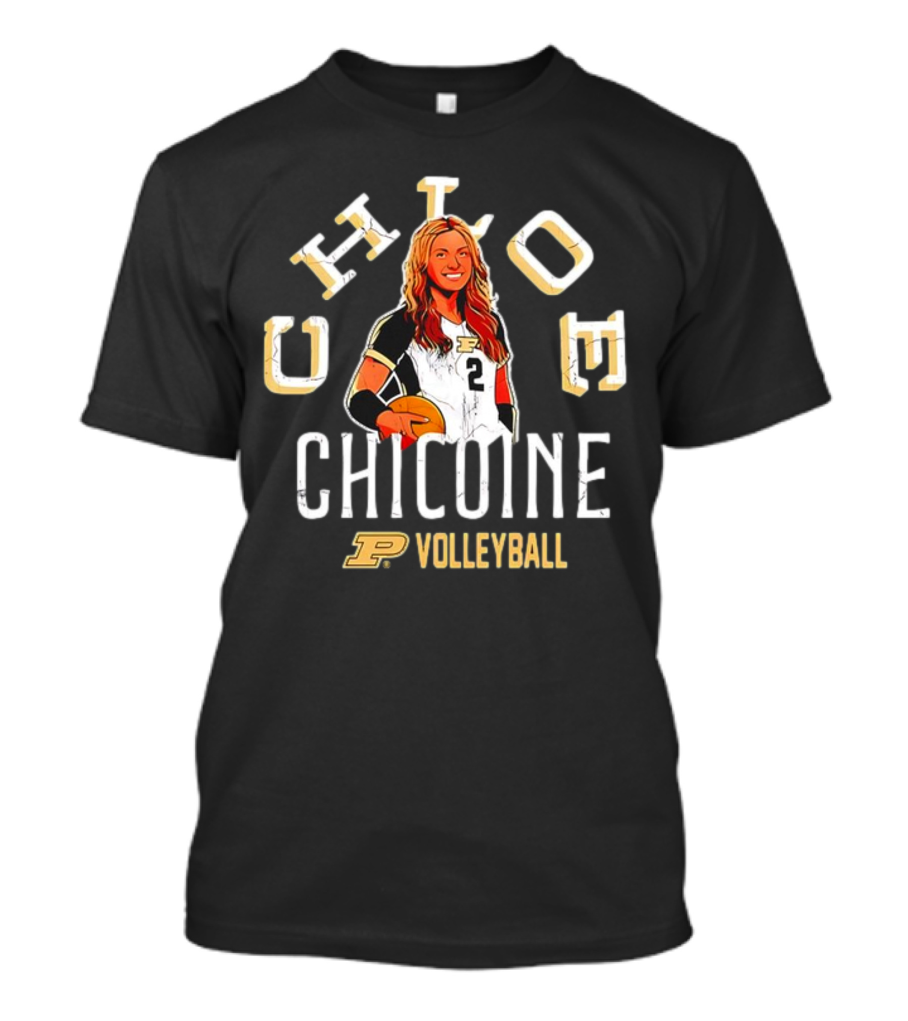 Chloe Chicoine Purdue Volleyball Boilermakers Player T-Shirt