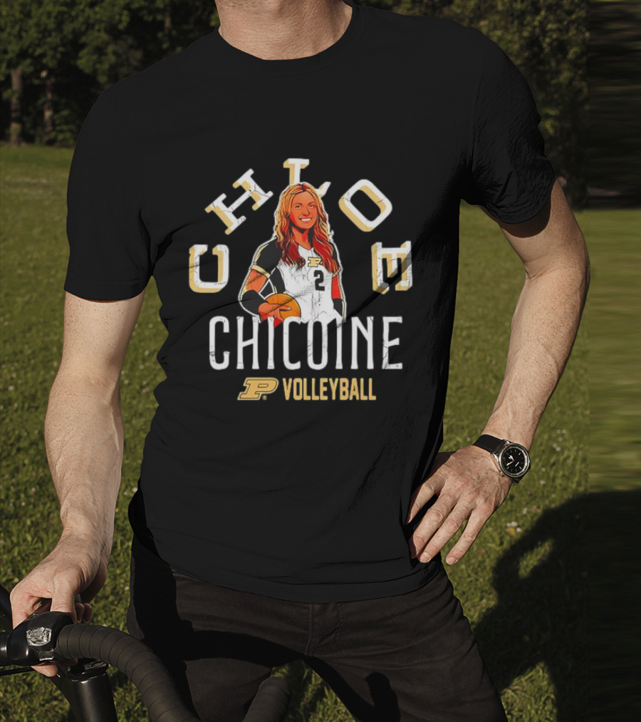 Chloe Chicoine Purdue Volleyball Boilermakers Player T-Shirt