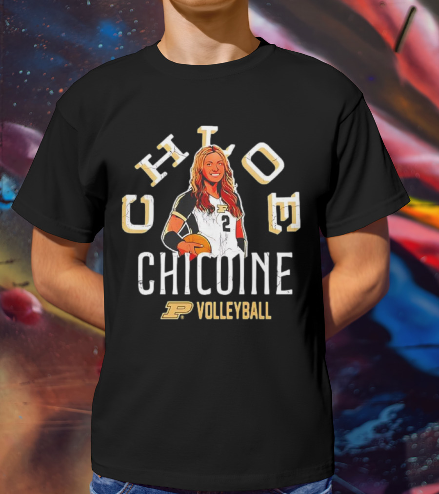 Chloe Chicoine Purdue Volleyball Boilermakers Player T-Shirt