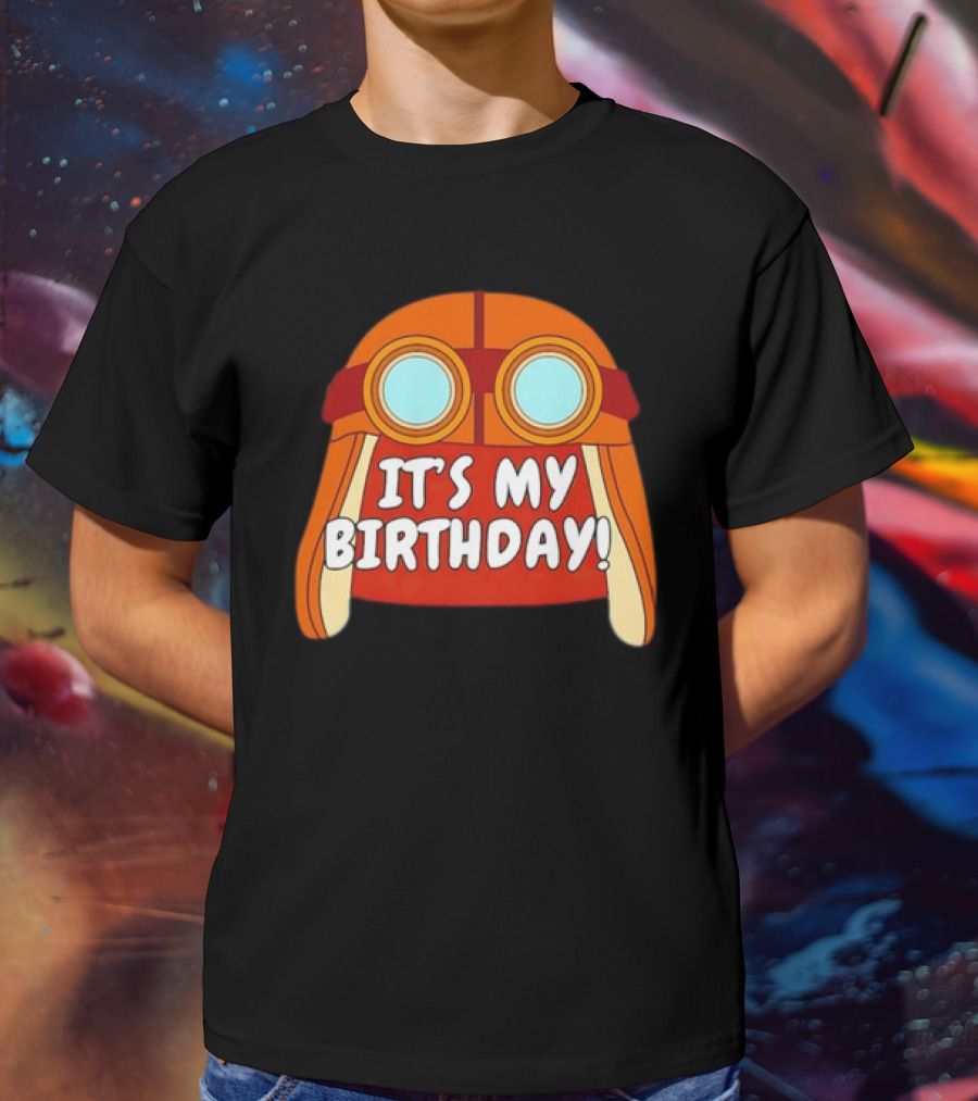 Danny Go It's My Birthday Pilot Goggles T-Shirt