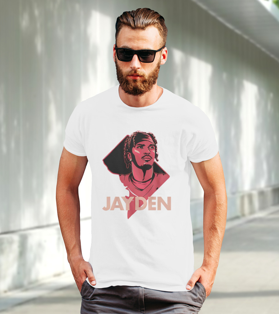 Jayden Daniels Washington Commanders Patriot T-Shirt
