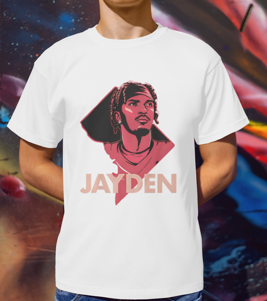 Jayden Daniels Washington Commanders Patriot T-Shirt