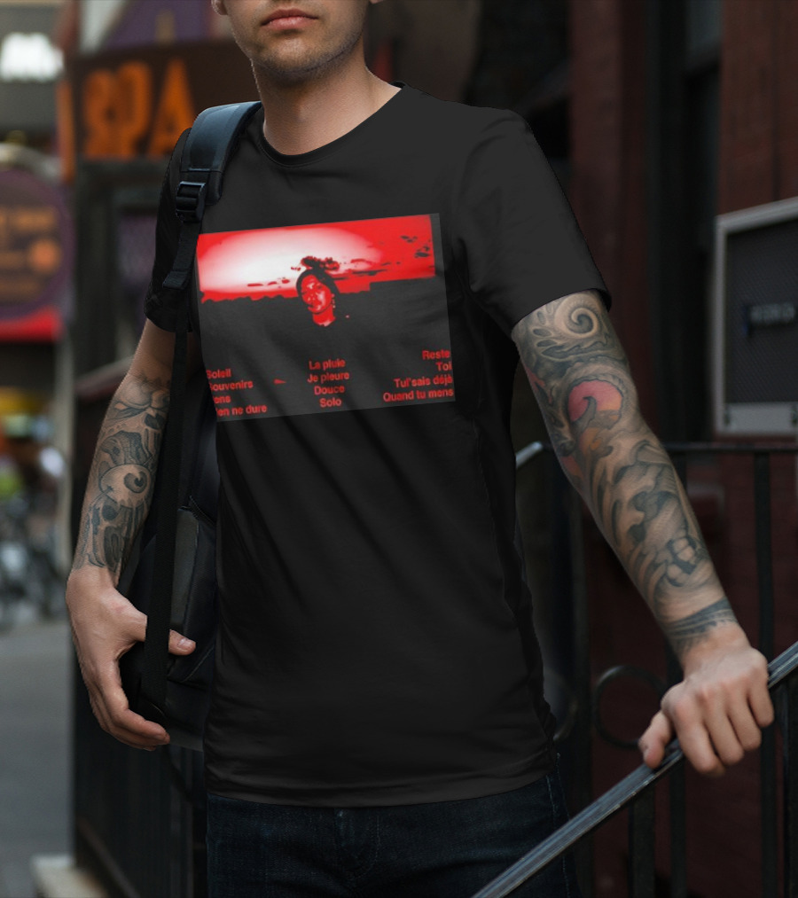 Manches Longues Solo Retro Soleil Souvenire Rien Ne Dure La Pluie Je Pleure Quand Tu Mens T-Shirt