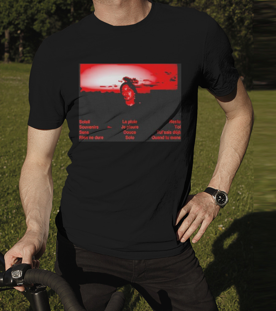 Manches Longues Solo Retro Soleil Souvenire Rien Ne Dure La Pluie Je Pleure Quand Tu Mens T-Shirt
