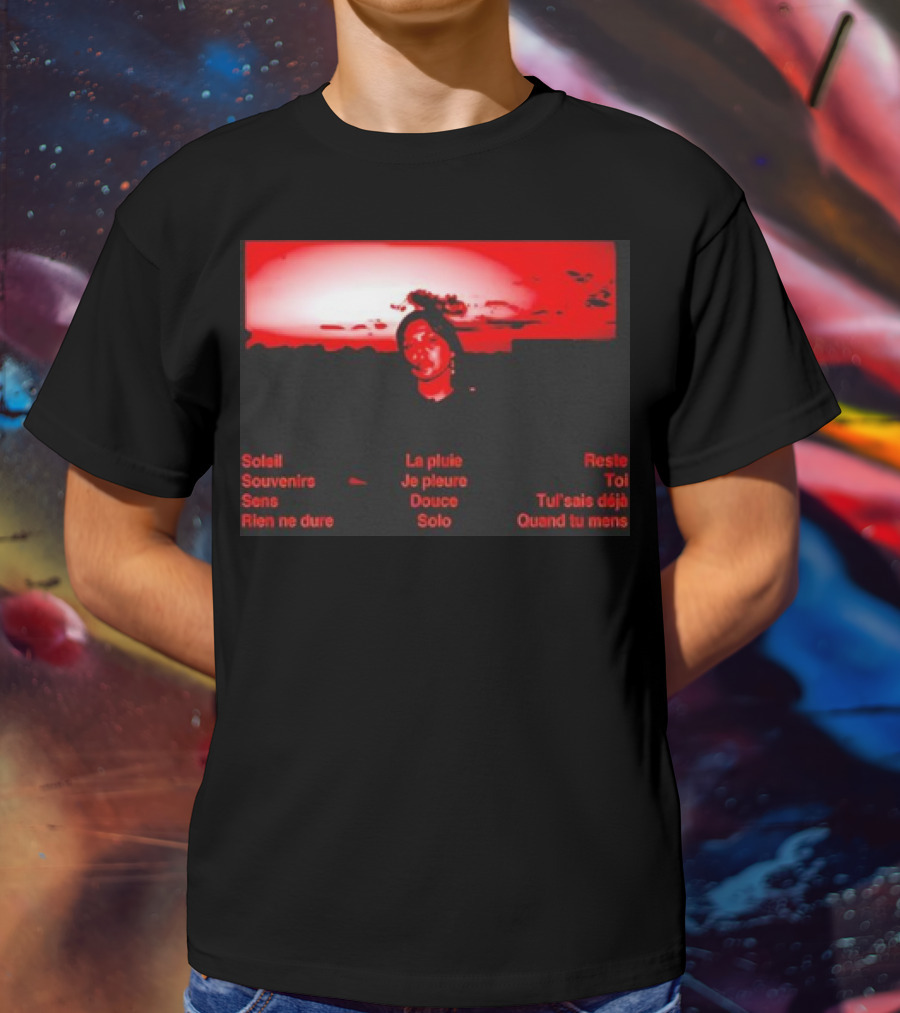 Manches Longues Solo Retro Soleil Souvenire Rien Ne Dure La Pluie Je Pleure Quand Tu Mens T-Shirt