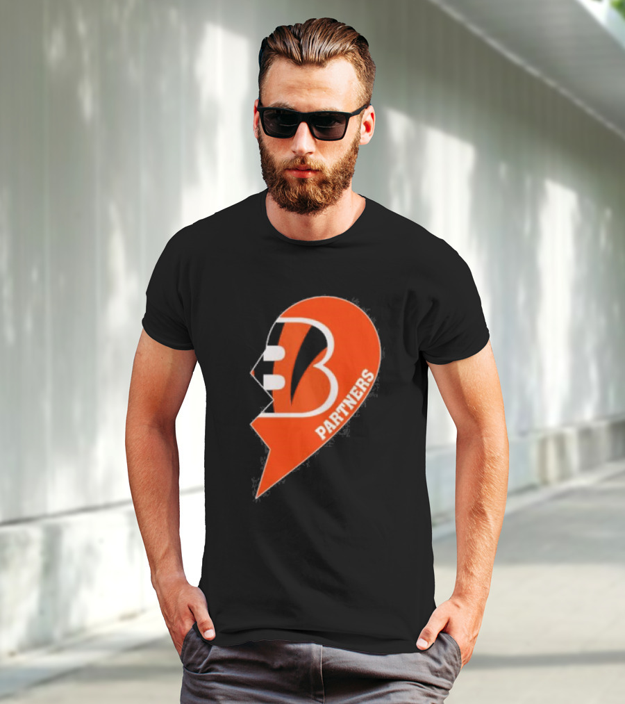 Cincinnati Bengals Partners Heart B T-Shirt