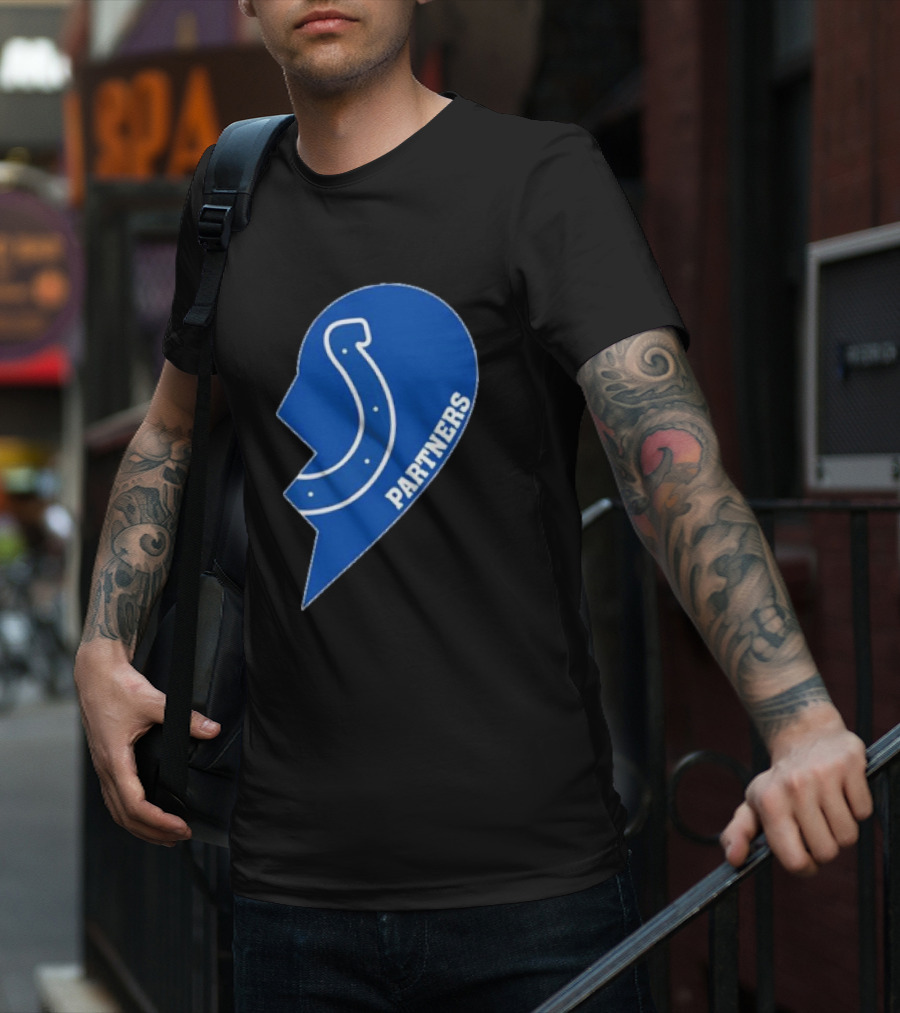 Indianapolis Colts Partners Half Heart T-Shirt