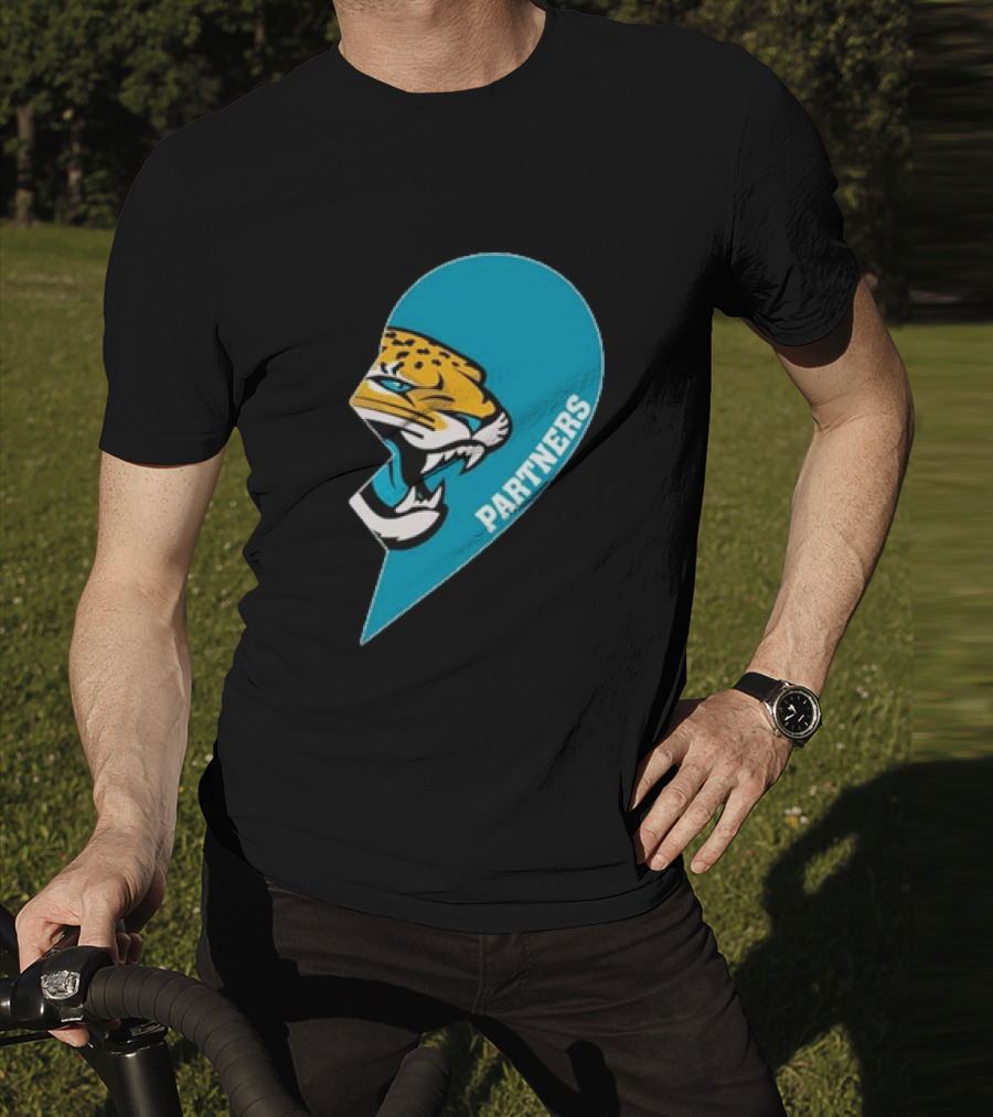 Jacksonville Jaguars Partners Half Heart T-Shirt