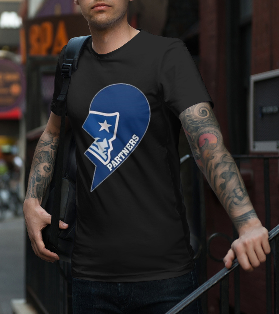 Patriots Partners Broken Heart Half T-Shirt
