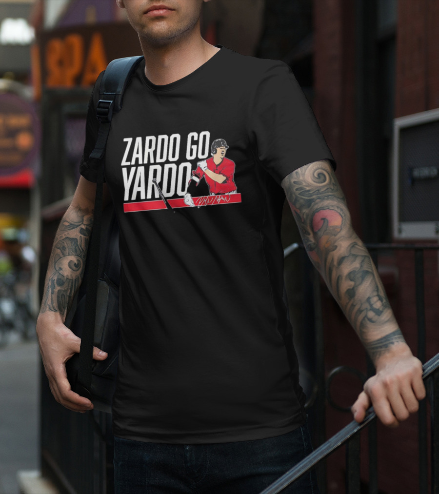 Kyle Manzardo Zardo Go Yardo Baseball Cleveland Guardians T-Shirt