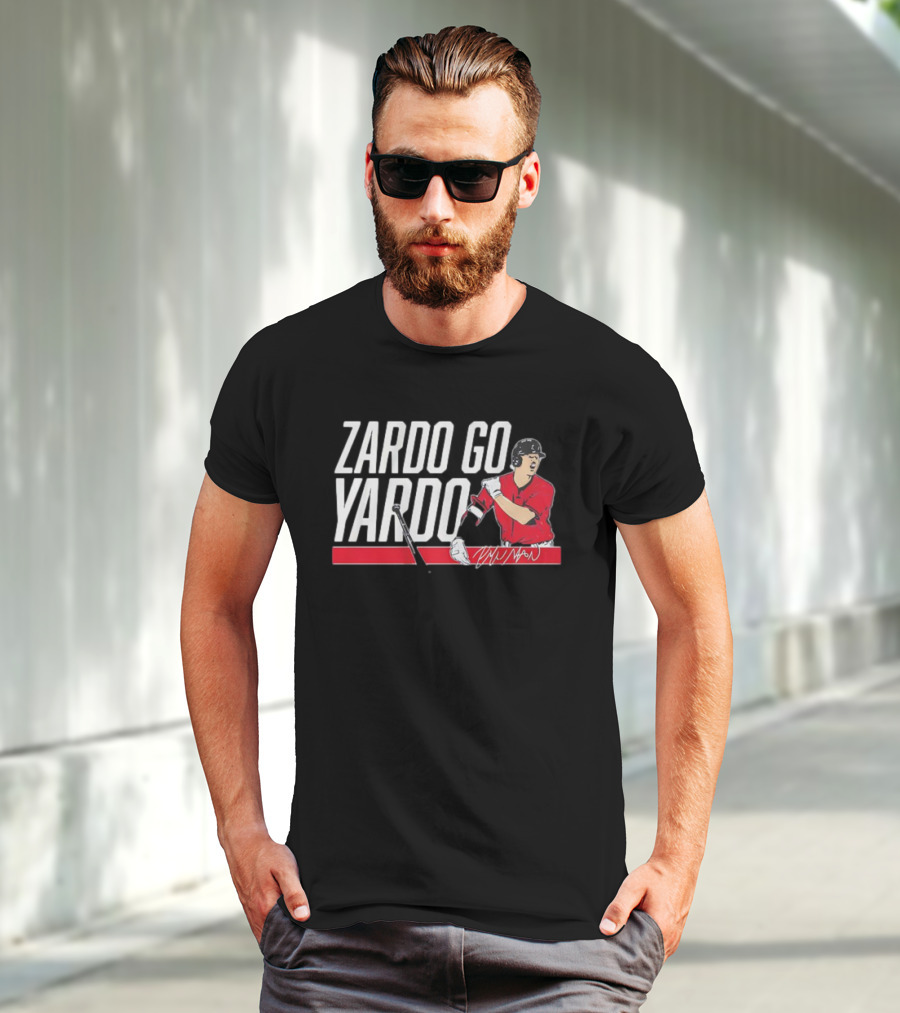 Kyle Manzardo Zardo Go Yardo Baseball Cleveland Guardians T-Shirt