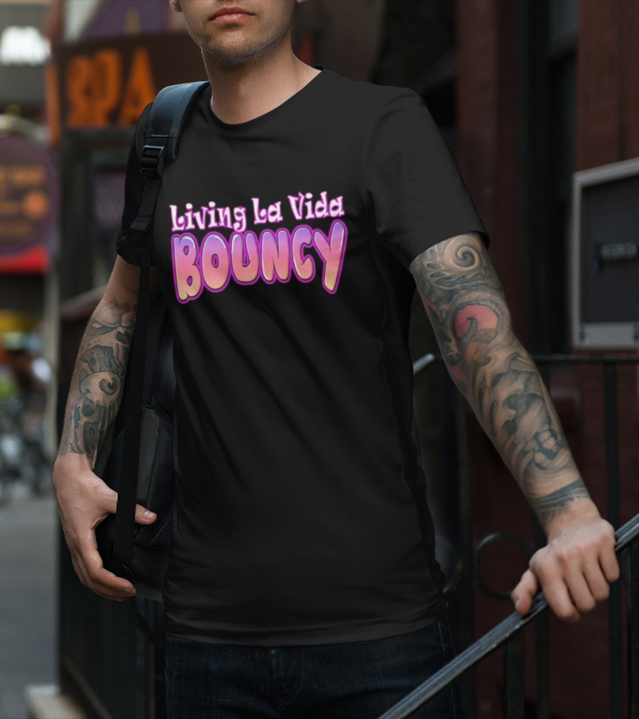 Living La Vida Bouncy Vibrant Pink T-Shirt
