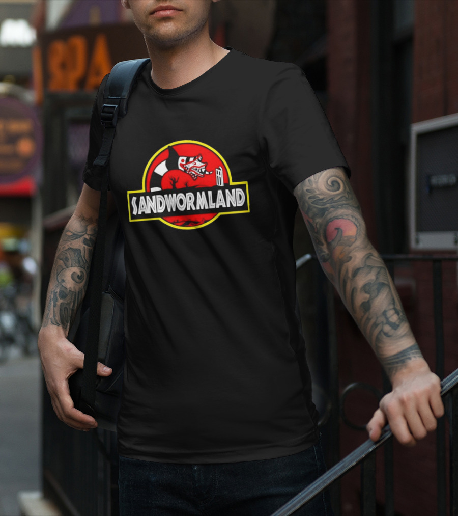 Sandwormland Snake Retro Jurassic T-Shirt