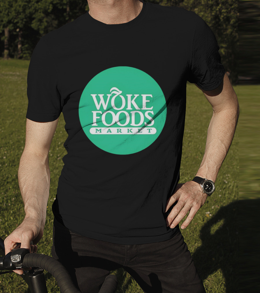 Woke Foods Market Green Circle T-Shirt
