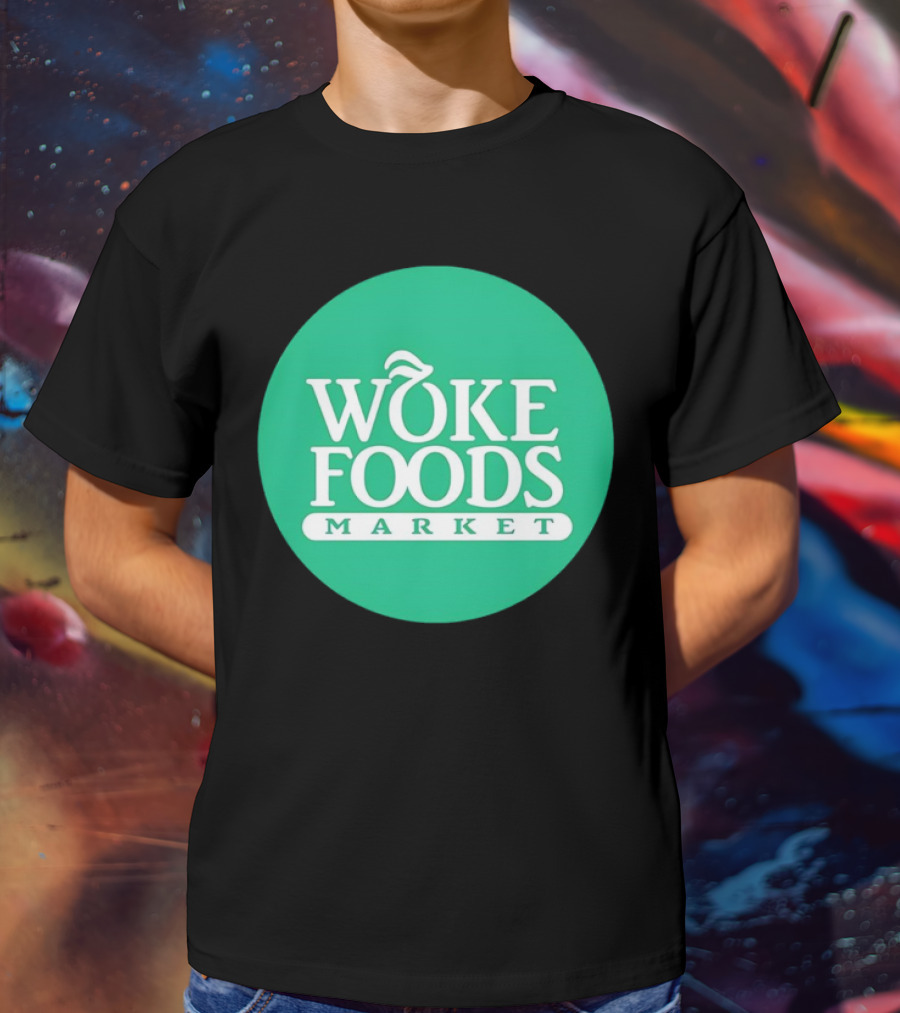 Woke Foods Market Green Circle T-Shirt