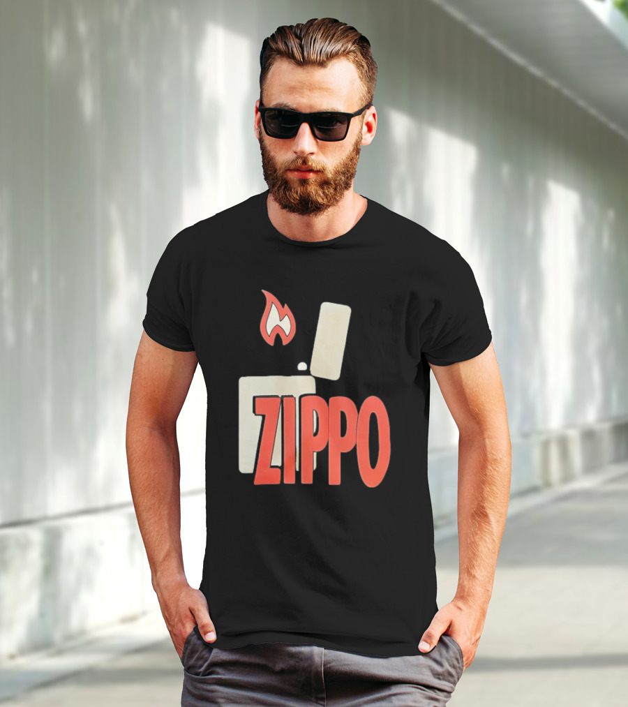 Zippo Lighter Flame T-Shirt