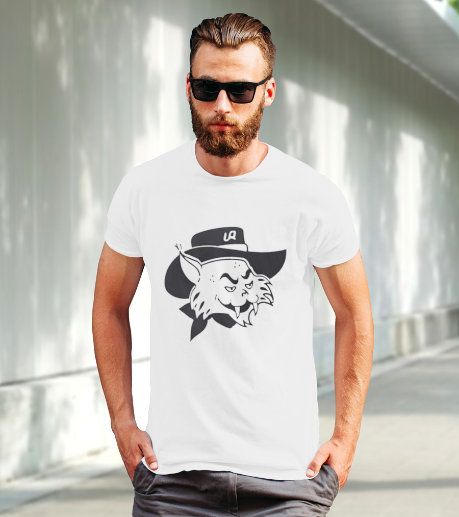 Arizona Wildcats UA Mascot Cowboy Hat T-Shirt