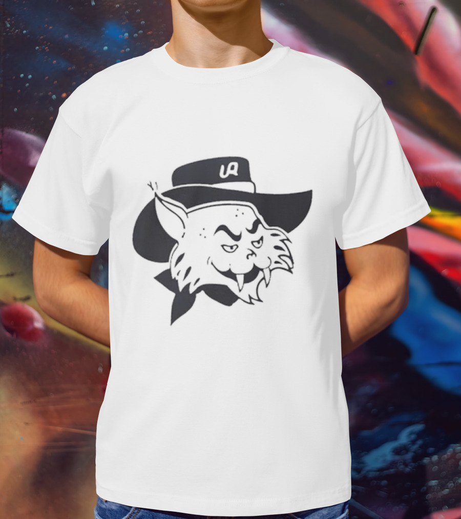 Arizona Wildcats UA Mascot Cowboy Hat T-Shirt