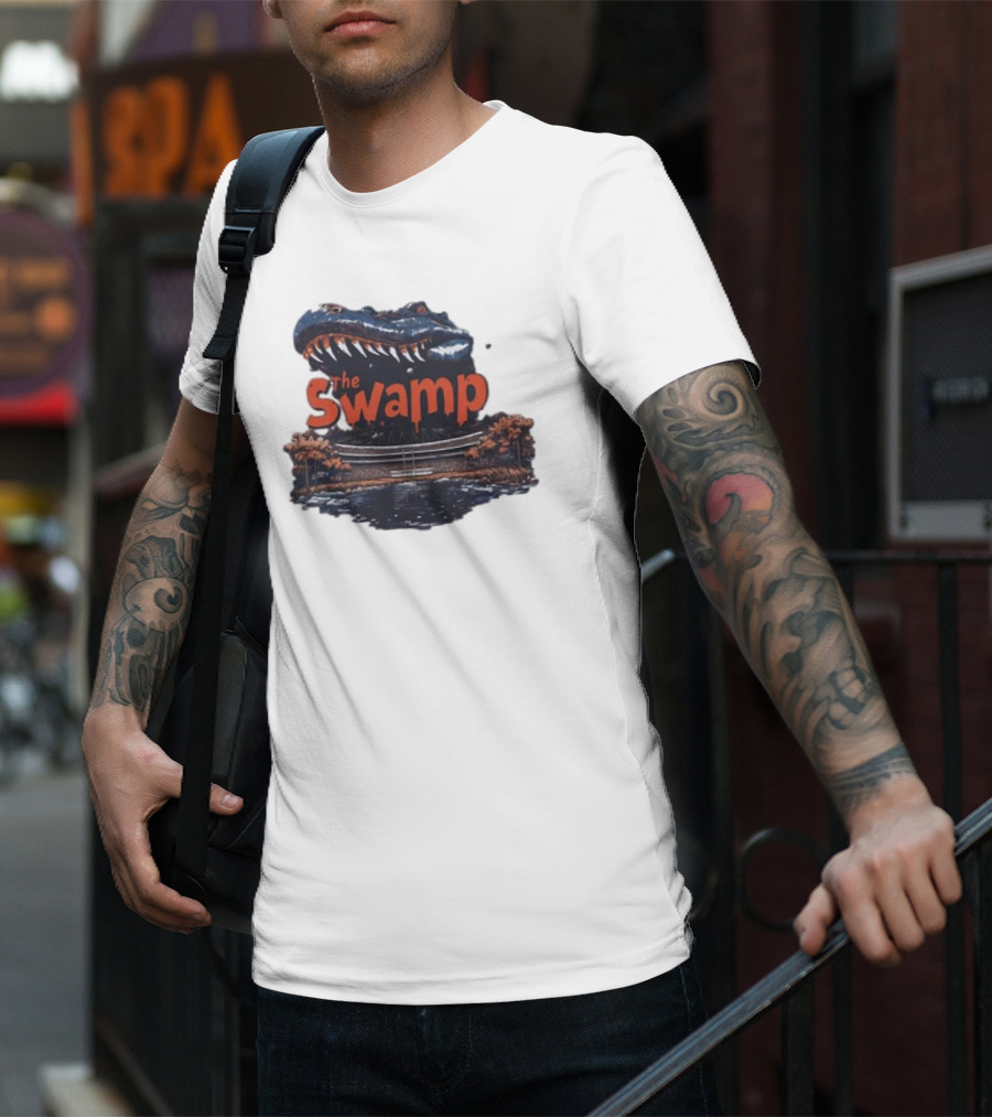 Florida Gators The Swamp Vintage Stadium Alligator T-Shirt
