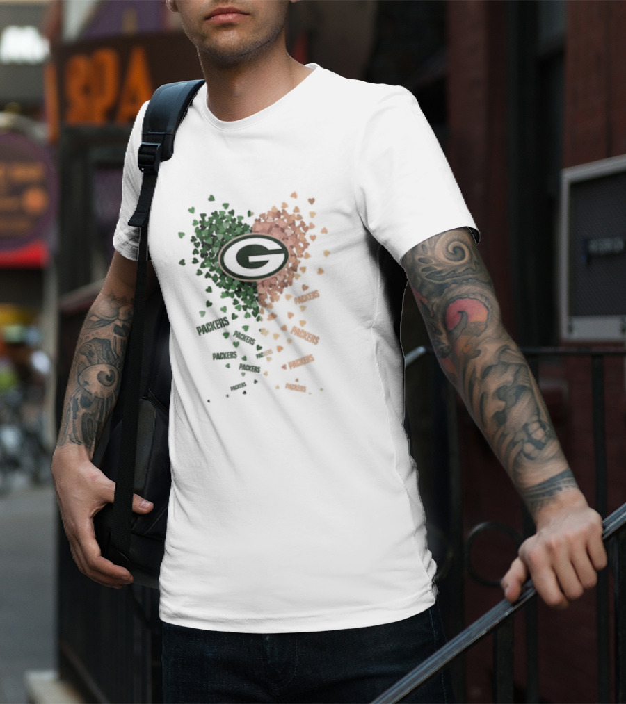 Packers Heart Green Bay Passion T-Shirt
