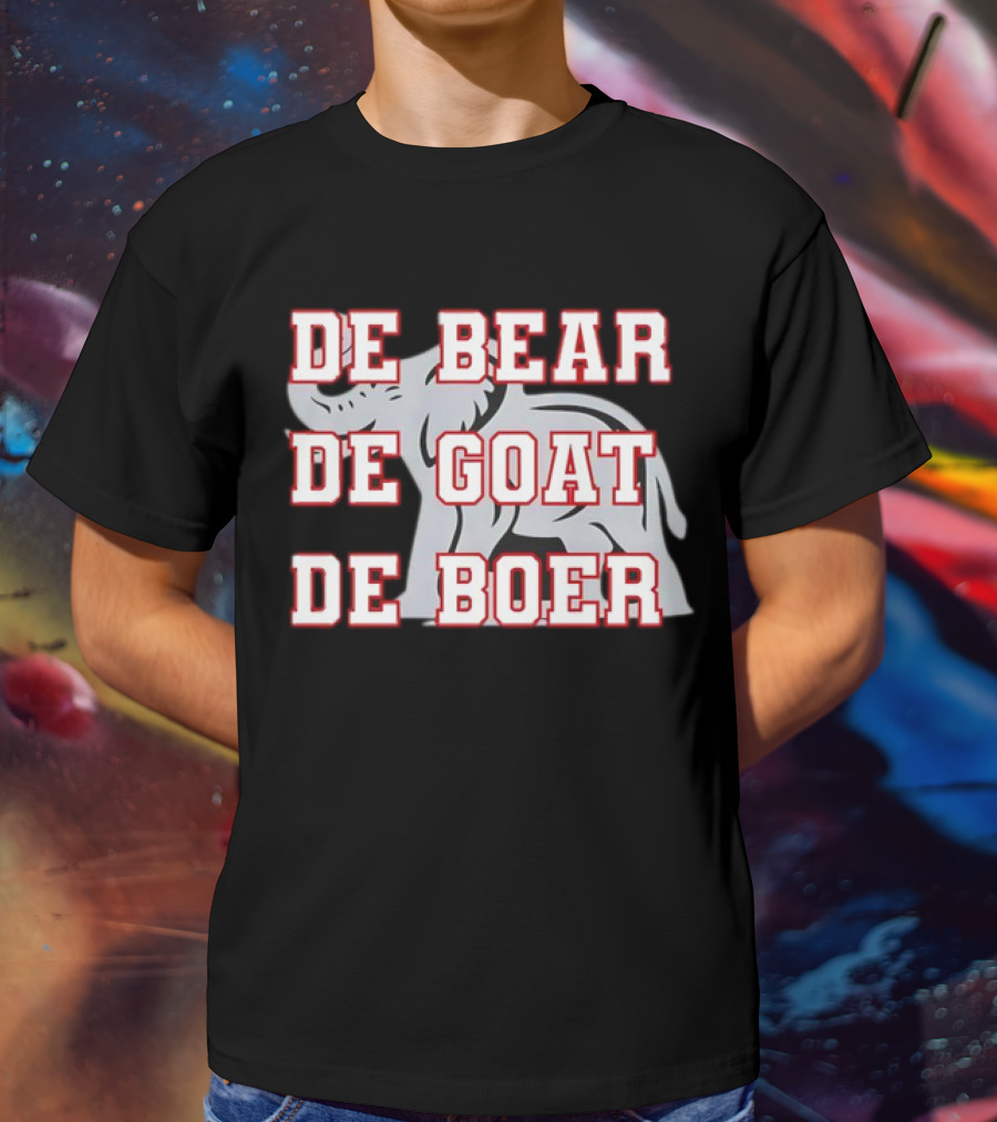 De Bear De Goat De Boer Elephant T-Shirt
