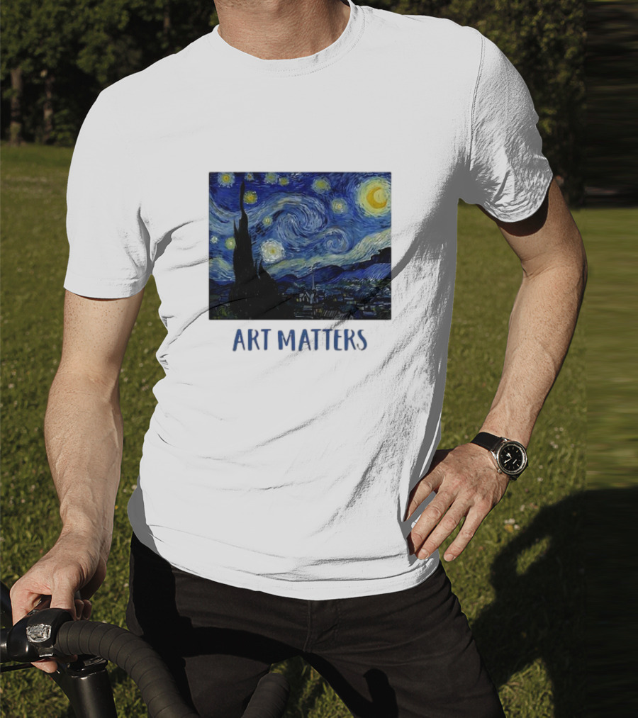 Starry Night Vincent Van Gogh Art Matters Iconic T-Shirt
