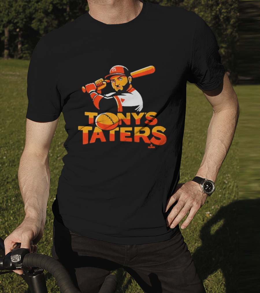 Baltimore Orioles Tony's Taters Anthony Santander Birdland Baseball T-Shirt
