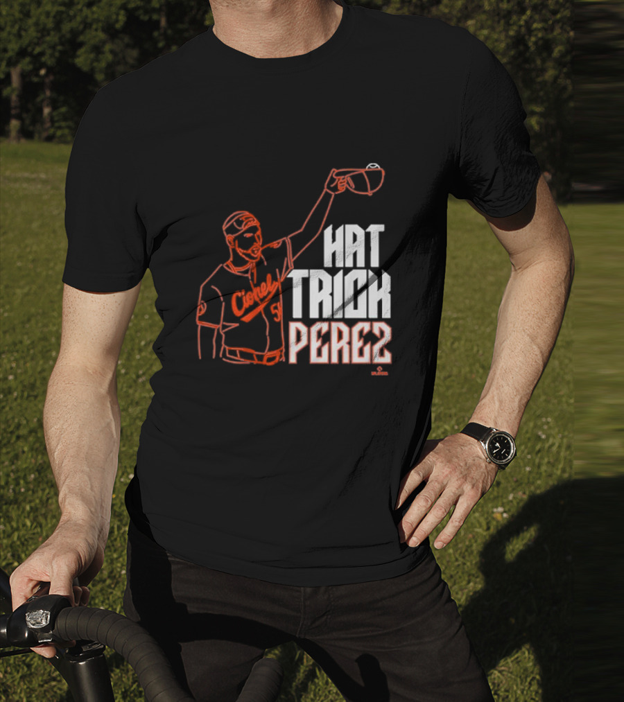Baltimore Orioles Cionel Perez Hat Trick Perez Player T-Shirt