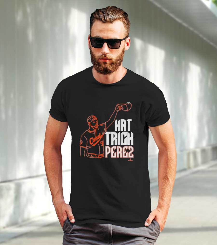 Baltimore Orioles Cionel Perez Hat Trick Perez Player T-Shirt