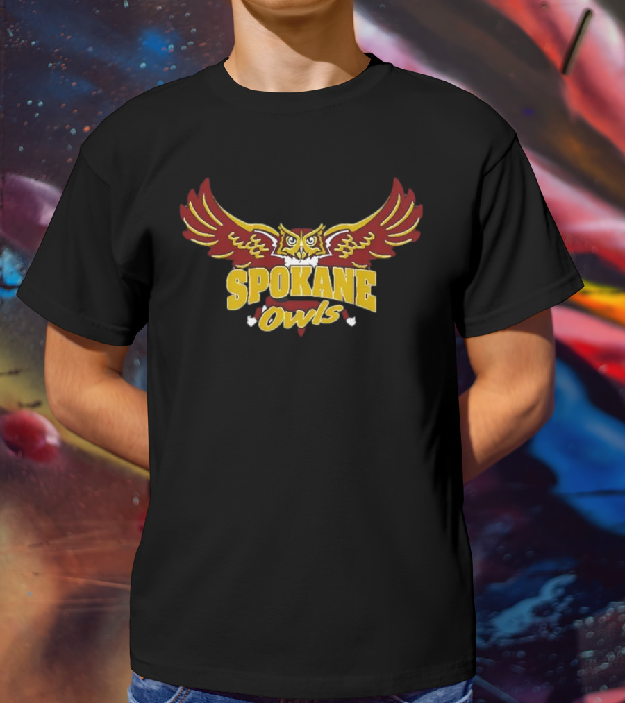 Spokane Owls Winged Emblem T-Shirt