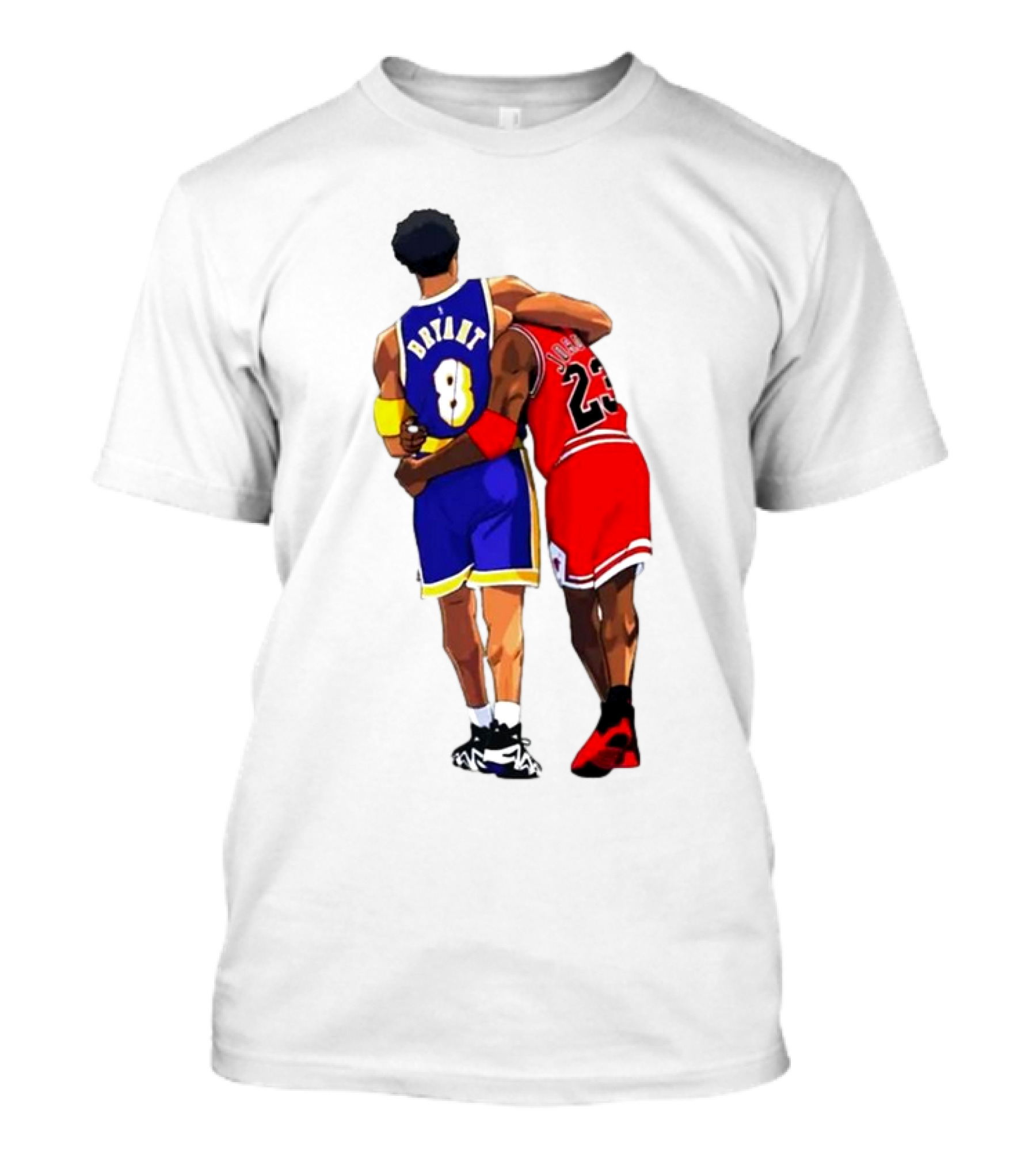 Bryant Los Angeles Lakers 8 And Jordan Chicago Bulls 23 Together Forever T-Shirt