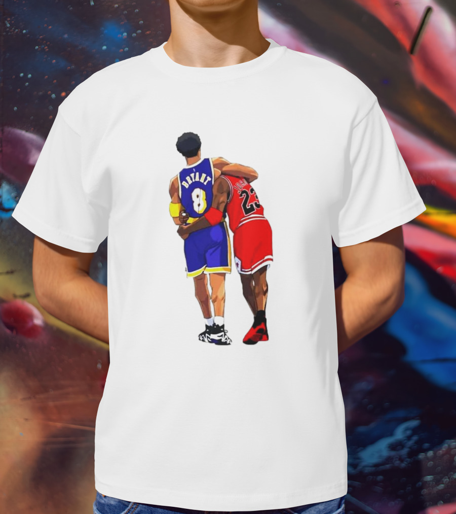 Bryant Los Angeles Lakers 8 And Jordan Chicago Bulls 23 Together Forever T-Shirt