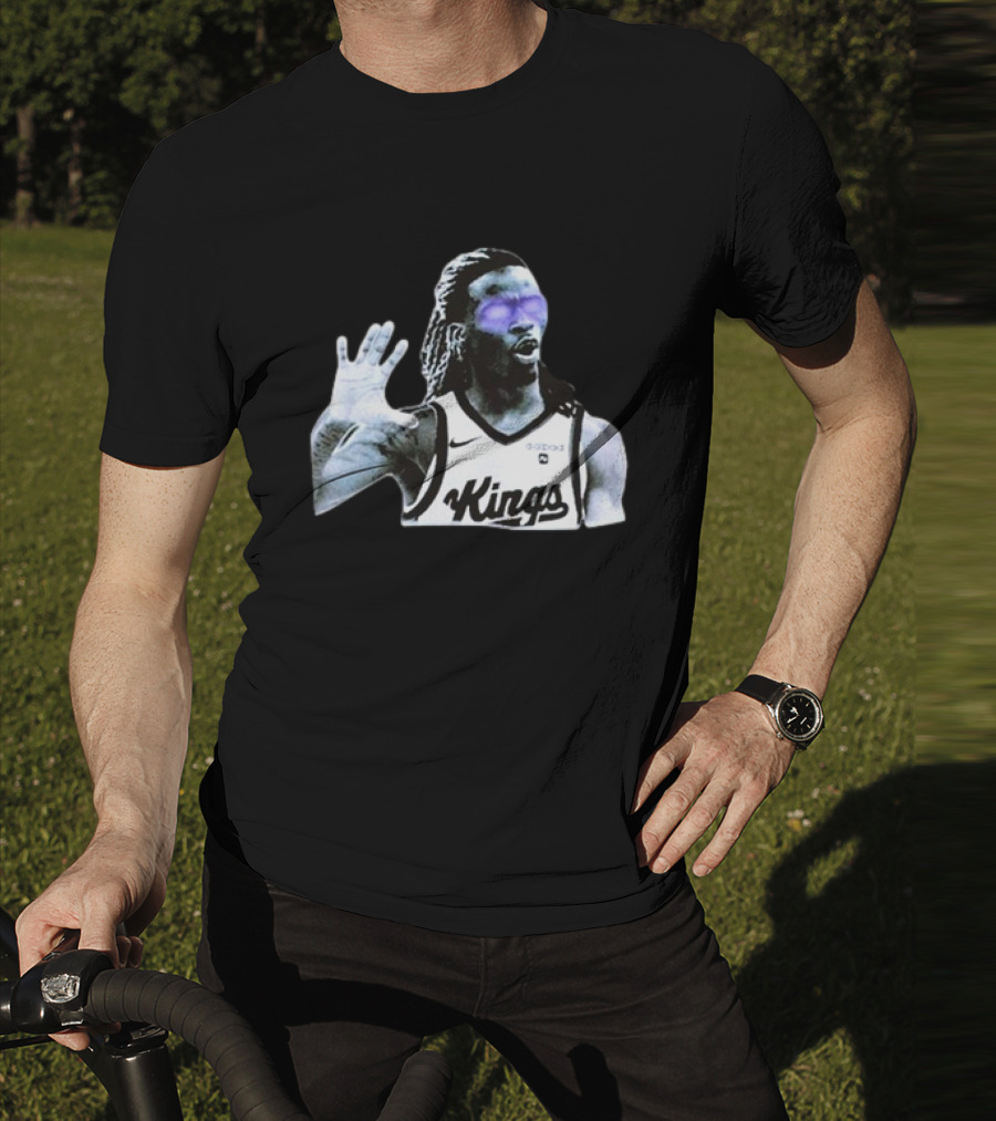 Keon Ellis Sacramento Kings Dark Basketball Player T-Shirt