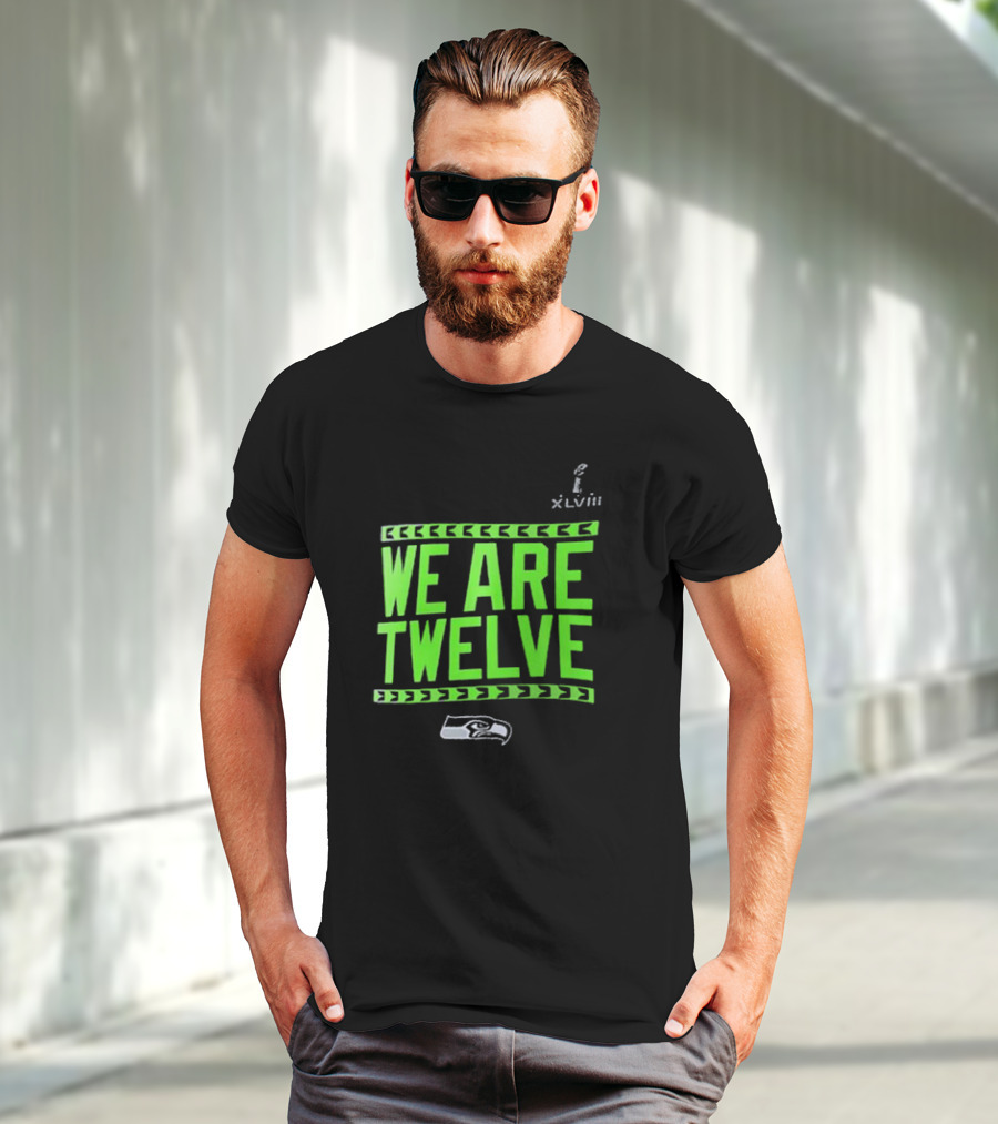 We Are Twelve Seattle Seahawks XLVIII T-Shirt