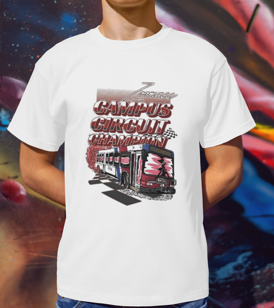 Campus Circuit Champion Zomass Racing Bus T-Shirt