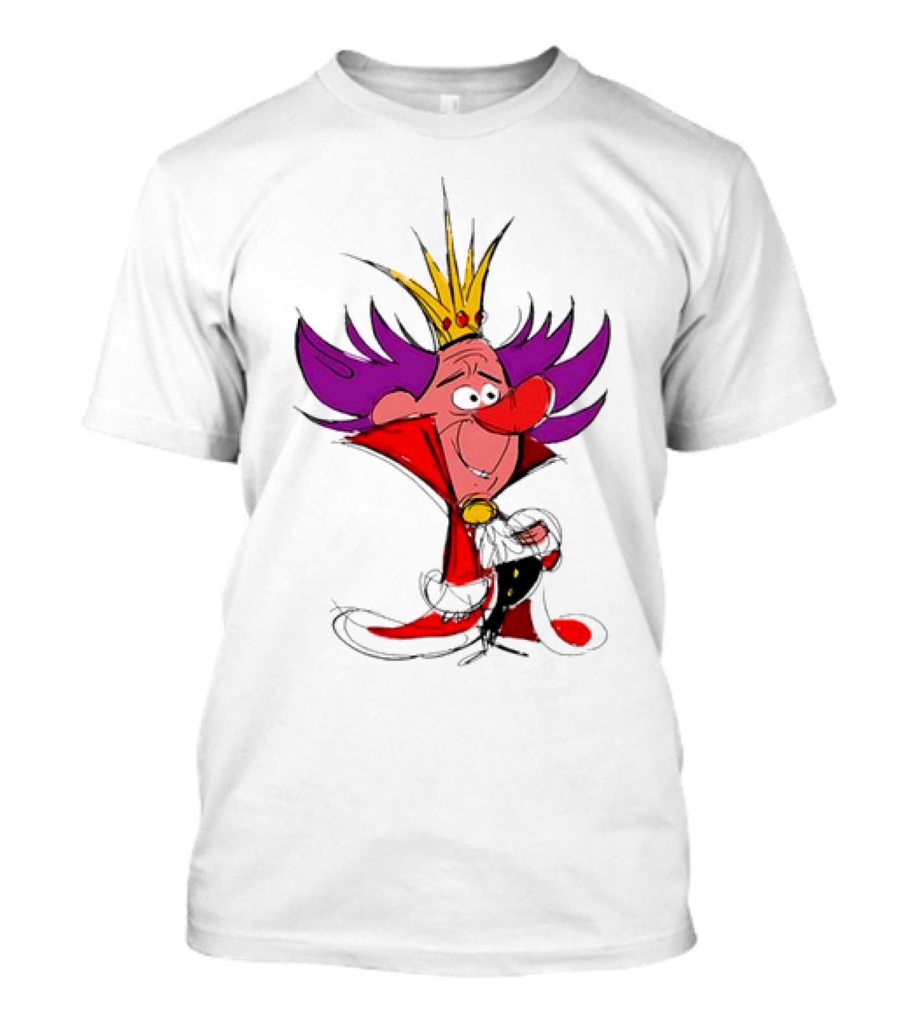 Disney Villains Cartoon Queen Of Hearts T-Shirt