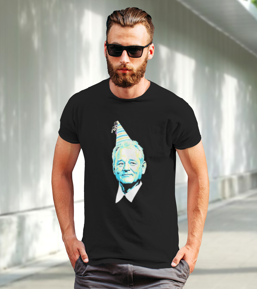 Retro Birthday Party Hat Bill T-Shirt