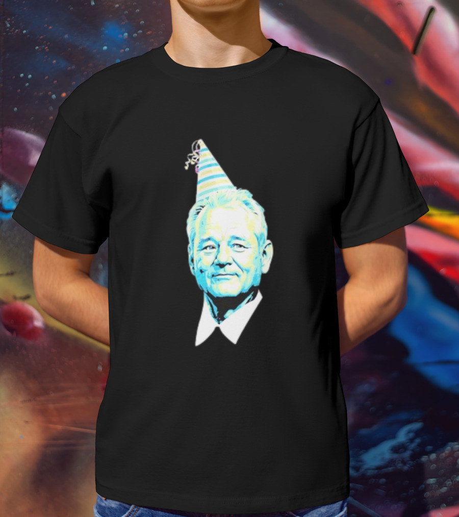 Retro Birthday Party Hat Bill T-Shirt