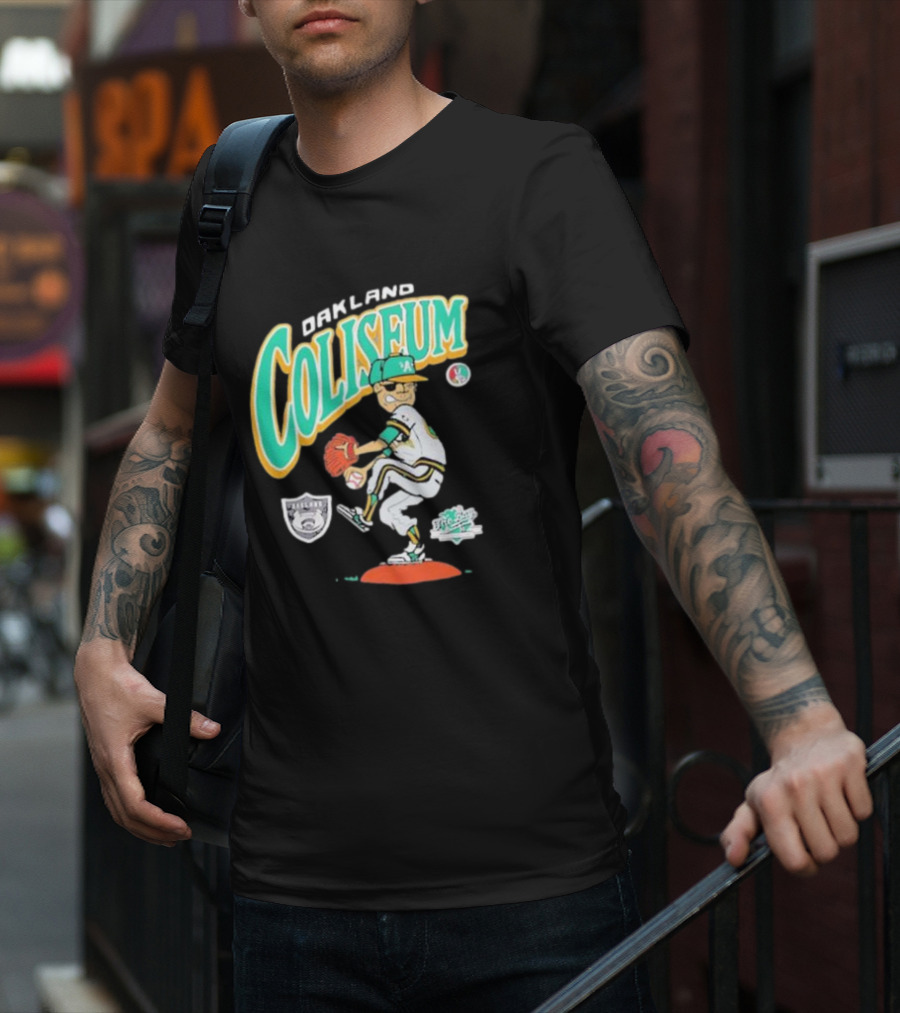 Oakland Coliseum Athletics Baseball Big Game T-Shirt