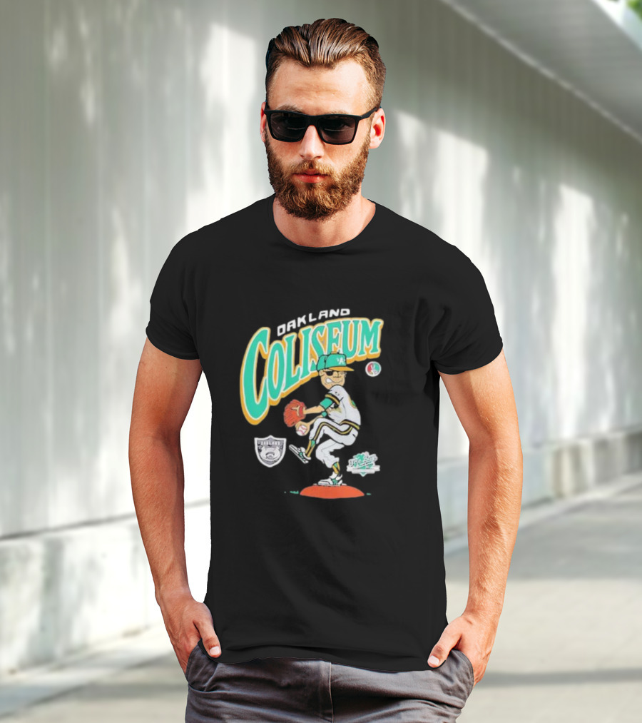 Oakland Coliseum Athletics Baseball Big Game T-Shirt